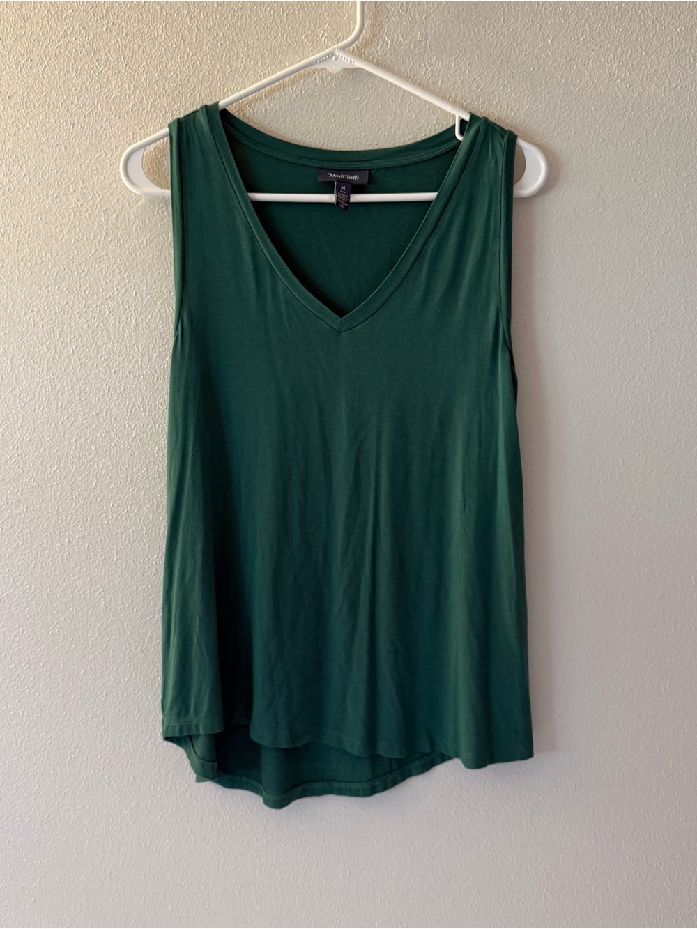 Mod Cloth Tank V-Neck Women’s Deep Green M